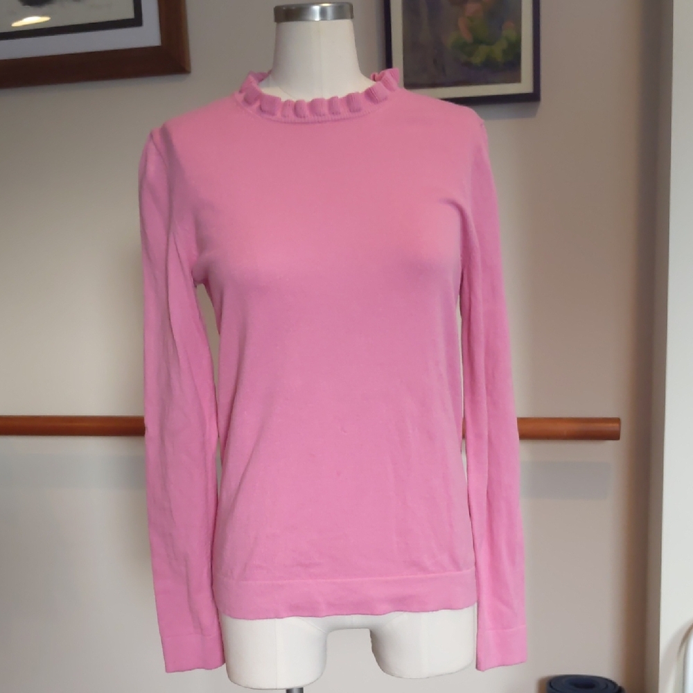J. Crew Factory Pink Sweater 100% Cotton